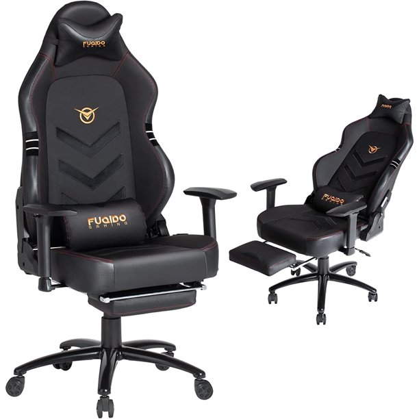 Big and Tall Gaming Chair with Footrest 350lbsRacing Style Computer