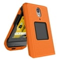 thumbnail image 4 of Case for CAT S22 Flip Phone, Nakedcellphone Slim Hard Shell Protector Cover - Bright Orange, 4 of 7