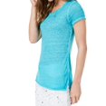 thumbnail image 2 of INC International Concepts Womens Crew Neck High Low T-Shirt, 2 of 3
