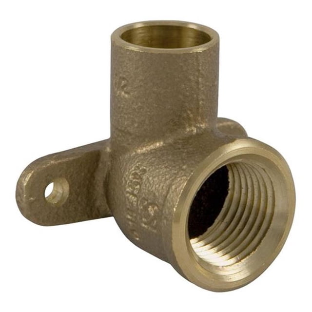 34 in. Lead Free Cast Copper x Female 90 deg Drop Elbow