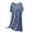 Light Blue, variant on Aofany Women's Nightshirt Short Sleeve Round Neck Printed Loose Sleep Dress Sleepshirt Soft Comfy Pajama Dress Sleepwear Nightgown Lounge Dresses
