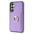 thumbnail image 5 of Allytech Wallet Case for Samsung Galaxy S23 FE, S23 FE Case Cover, PU Leather Slim Fit Cards Holder Shockproof Kickstand Ring Holder Anti-Scratch Case for Galaxy S23 FE 5G - Purple, 5 of 8