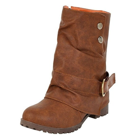 

hgwxx7 retro women autumn winter zipper square heels short booties round toe shoes fall shoes