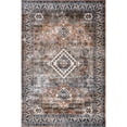 thumbnail image 4 of nuLOOM Layana SplashGuard Geometric Machine Washable Area Rug, 8' x 10', Layana Rust, 4 of 10