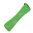 thumbnail image 2 of Juego de cubiertos de acero inoxidable de 3 piezas, cuchillo para carne, tenedor, cuchara con bolsa de tela (verde), 2 of 6