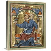 Global Gallery  Herod Enthroned Art Print - Unknown 12th Century English Illuminator