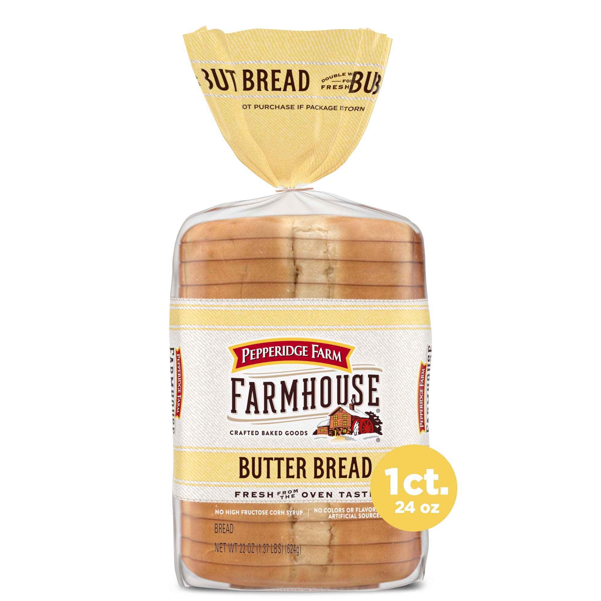 Pepperidge Farm Farmhouse Butter Bread, 22 oz Loaf