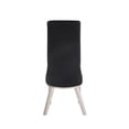 thumbnail image 4 of Gianna Dining Chair (Set-2) in Black PU and Stainless Steel, 4 of 5