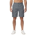thumbnail image 4 of Men's Hiking Cargo Shorts Outdoor Travel Shorts for Men with Multi Pocket for Fishing Camping Casual Golf Grey 34, 4 of 8
