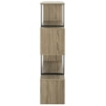 thumbnail image 4 of Safavieh Louise Retro Mid Century Wood Etagere, Oak/Black, 4 of 9