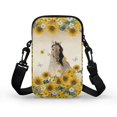 thumbnail image 2 of HELLHERO Horse Sunflowers with Shoulder Strap Shoulder Bag with Lightweight Polyester 4.33x1.97x7.09 for Women, 2 of 5