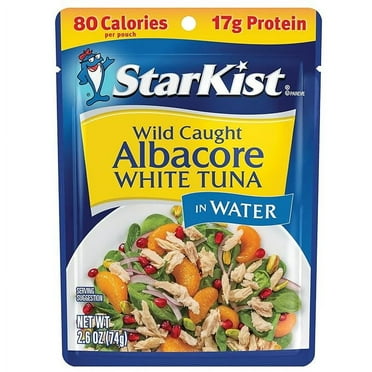 StarKist Albacore White Tuna in Water - 2.6 oz Pouch ( Pack of 2 )