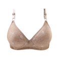 thumbnail image 2 of CHUANK Wireless Full Figure Plus Size Minimizer Lightly Lined Cup Womens Bra Complexion 36, 2 of 3