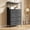 Dark Gray, variant on 9-Drawer Power Dresser - 63" Wide Contemporary Wood Chest with Integrated AC Outlet & USB Charging | Bedroom, Hallway, Living Room Storage