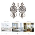 thumbnail image 3 of KAKOWELY 2Ud Decorativos Para En Aleación Plateada Con Estilo Retro Para Hogar, 3 of 6