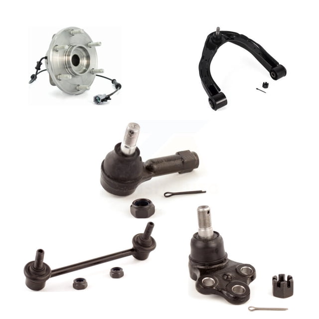 Transit Auto Front Right Bearing Assembly Suspension Upper Control Arm with Ball Joint Lower Outer Tie Rod Sway Bar Stabilizer Link Kit (5Pc) for Car 2004 Nissan Pathfinder LE SE K7T-105379