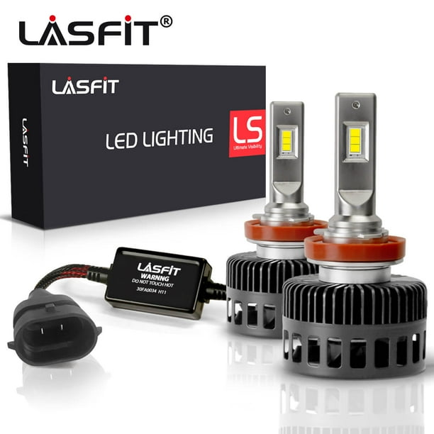 Lasfit Super Bright H11 H8 H9 LED Headlight Bulbs High/Low Beam Fog