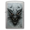 thumbnail image 2 of Zippo Dragon Design Linen Weave Pocket Lighter, 2 of 6