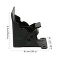 thumbnail image 3 of 2pcs Furniture Spring Hinges Folding Hinges Home Table Leg Folding Hinges, 3 of 4