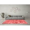 thumbnail image 3 of Ahgly Company Indoor Rectangle Patchwork Red Transitional Area Rugs, 2' x 4', 3 of 4