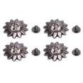 thumbnail image 1 of Juego De Tornillos De Remache, Remaches Resistentes A La Corrosión En Forma De Sol, Uso Versátil, Metal De aleación De Zinc, 10 Juegos De 20 Mm Para Ropa, Zapatos, Manualidades, 1 of 7