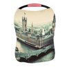 ECZJNT London The Uk Big Ben The Palace Of Westminster Nursing Cover Baby Breastfeeding Infant Feeding Cover Baby Car Seat Cover