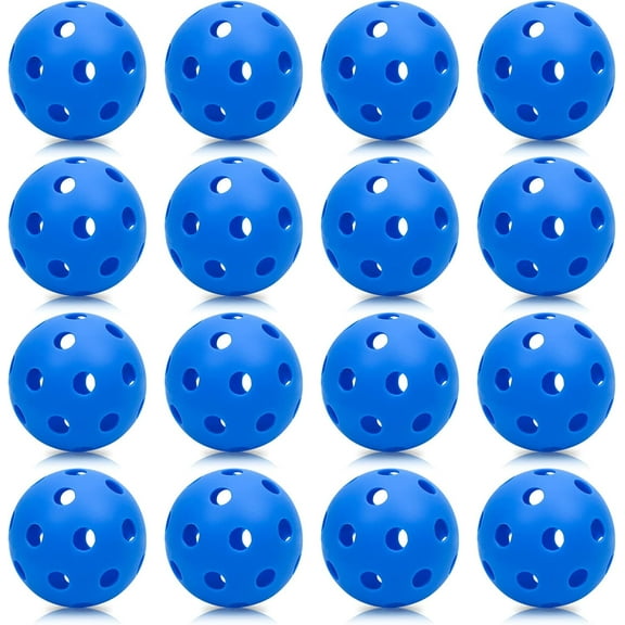 16 Pack Plastic Baseballs Practice Balls Hollow Softball Training Balls Lightweight Batting Practice Balls Plastic Softballs for Hitting Indoor Outdoor