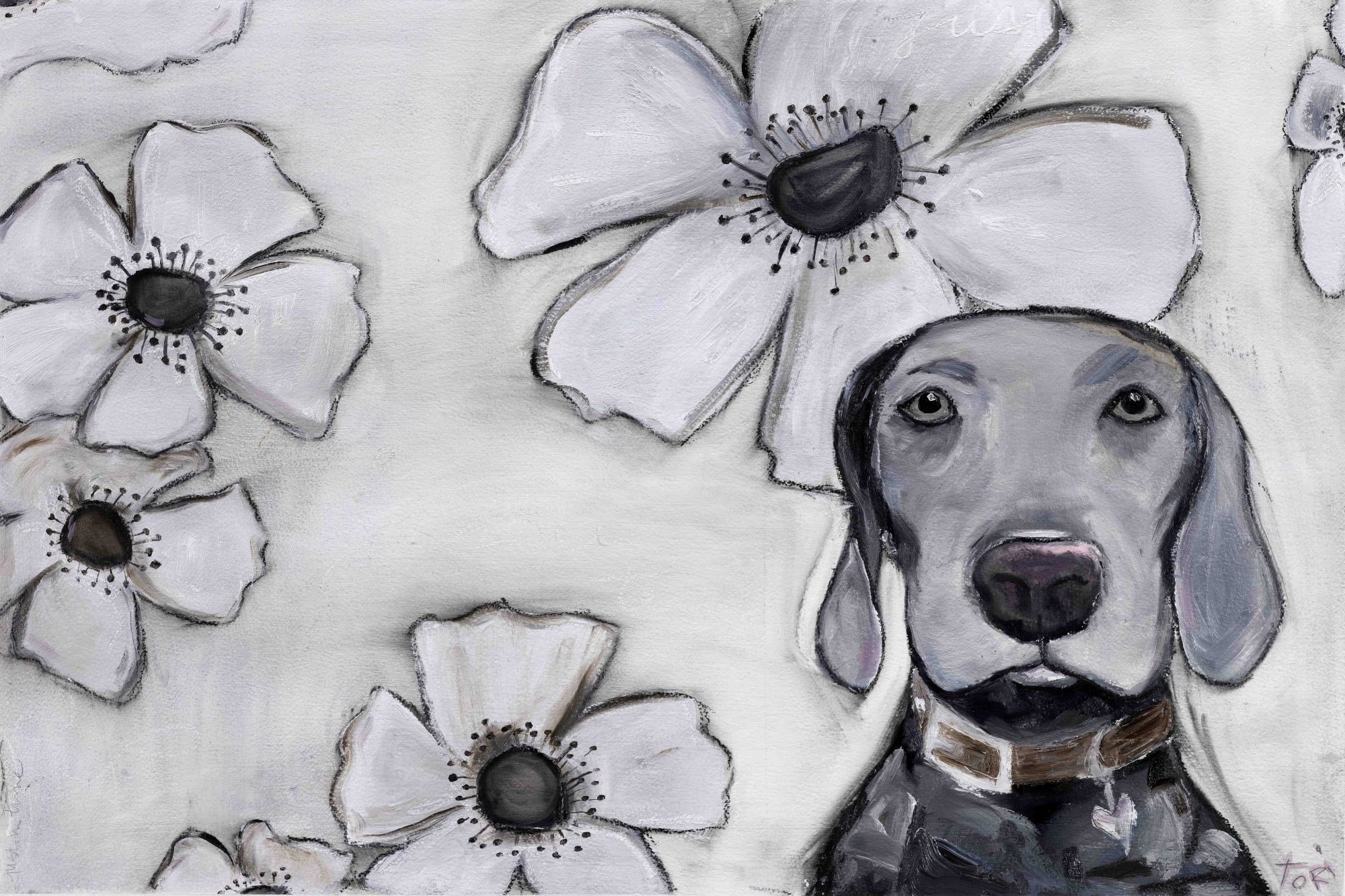 Marmont Hill "Just in Time" by Tori Campisi Painting Print on Canvas