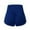 Blue, variant on Stretchy Shorts for Women High Waisted Basic Bike Compression Workout Leggings Yoga Capris Summer Casual Beach Shorts 4XL-6XL