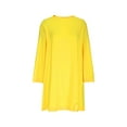 thumbnail image 6 of Zedker Dresses for Womens 2025 Casual Long Sleeve Cozy Tshirt Fashion Fall Outfits Yellow Plus Size XXL, 6 of 7