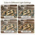 thumbnail image 7 of ODIKA 5'x7' Washable Area Rug Cowboy Southwestern Stripe Border Mens Decorations Reindeer Cabin Flowing for Small Living Room, Bedroom, Easy Care, Non-Shedding, Pet Friendly, 7 of 7