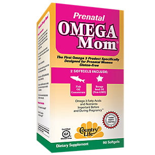 Prénatale Omega Mom par Country Life 90 Gélules