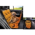 thumbnail image 4 of Pzuqiu Bats Car Seat Cover for Back Seat Sedan Scratchproof and Nonslip Dog Hammock with Classic Triangle Bandana Scarf & Large Capacity Hanging Car Trash Can, 4 of 6