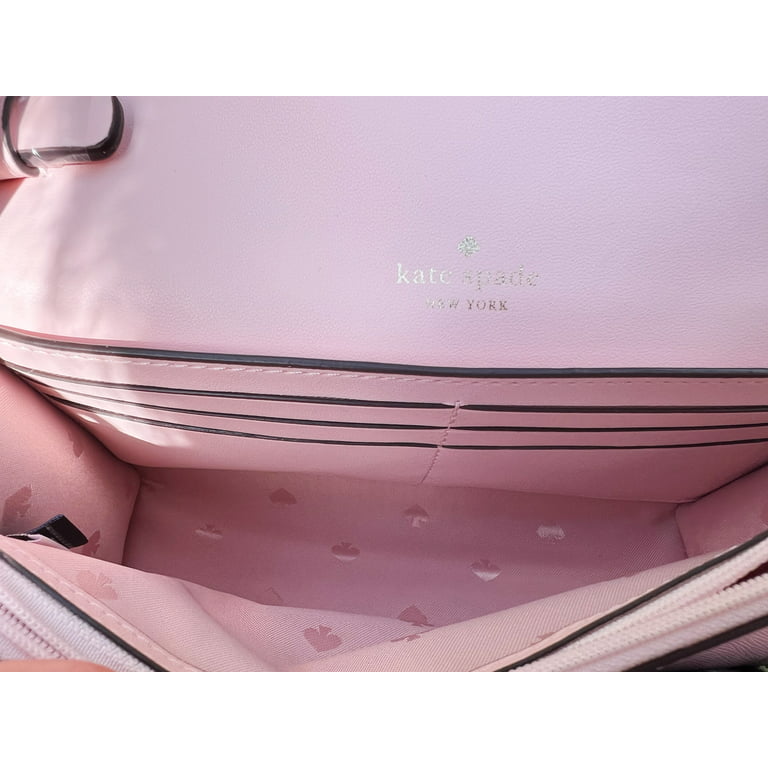 Kate Spade Staci Small Flap Crossbody Chalk Pink wlr00632 – LussoCitta