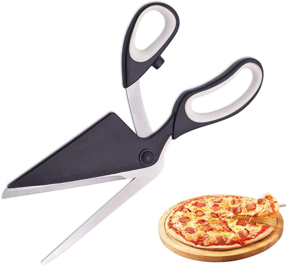 Bakery Plastic Grip Pizza Cutter Shears Clippers Food Scissors Slicing Tool  - Bed Bath & Beyond - 18341544