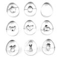 thumbnail image 2 of Naiovety Molde para galletas de Pascua de 9 piezas, molde para galletas con forma de huevo de Animal, molde lavable para sándwich de Chocolate, Herramientas y accesorios para hornear, 2 of 6