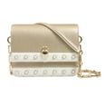 thumbnail image 3 of Roberto Cavalli HXLPAY F92 Gold/White Shoulder Bag, 3 of 3