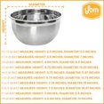 thumbnail image 7 of YBM Home Stainless Steel Deep Mixing Bowl 13.75 inches Diameter - Silver, 7 of 7