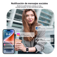 thumbnail image 3 of Reloj Smartwatch Mujer Reloj Inteligente Bluetooth Llamada Xtellar negro, 3 of 4
