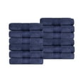 thumbnail image 2 of BNM Turkish Cotton Heavyweight Face Towel Set, Crown Blue, 2 of 5