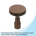 thumbnail image 4 of Unique Bargains Lamp Turn Switch Knob On/Off Replacement Twist Knobs for Lamp Socket, Red Bronze 3 Pack, 4 of 6