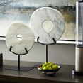 thumbnail image 2 of Cyan Design 02309 17.25" Large White Disk On Stand - White, 2 of 5