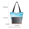 thumbnail image 5 of Fotbe Sunny Ocean Waves Pattern Beach Tote,Shoulder Handbag,Spacious Tote Bag,Lightweight Travel Bag,Versatile Shopping Bag, 5 of 9