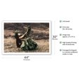 thumbnail image 2 of Offering to Pele - Hawaiian Hula Dancer - From an Original Hand Colored Photograph by Alan Houghton - Fine Art Matte Paper Print (Unframed) 30x44in, 2 of 4