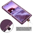 thumbnail image 5 of RegSun for Galaxy Note 10 Case,Shockproof 3-Layer Full Body Protection [Without Screen Protector] Rugged Heavy Duty High Impact Hard Cover Case for Samsung Galaxy Note 10,Purple/Pink, 5 of 7