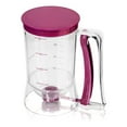 thumbnail image 3 of Kole -Pancake Batter Dispenser with Squeeze Handle Baking Kitchen Accessories 900ml - Pink Plastic, 3 of 5