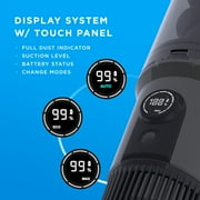 iHome SV2 Cordless Stick Vacuum Cleaner — 24 kPa Suction, LED Headlights, 60-Min Runtime, HEPA Filter for Carpet, Hard Floors & Pet Hair
