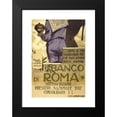 thumbnail image 2 of Aurelio Craffonara 11x14 Black Modern Framed Museum Art Print Titled - Banco Di Roma (1917), 2 of 5