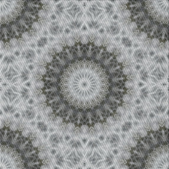 Ahgly Company Machine Washable Indoor Square Transitional Ash Gray Area Rugs, 6' Square