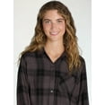 thumbnail image 4 of Time and Tru Women's Soft Button Up Shirt with Long Sleeves, Sizes XS-XXXL, 4 of 6